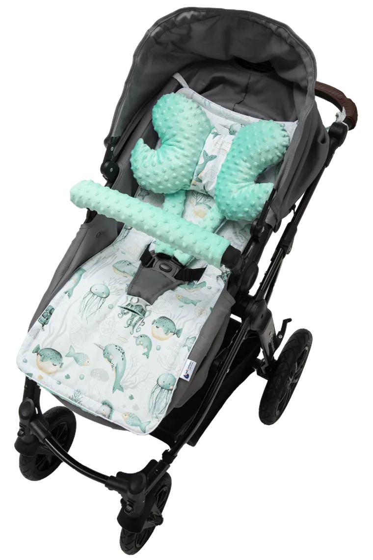 Medi Partners, Ocean, wkładka do wózka, zestaw, 4 elementy