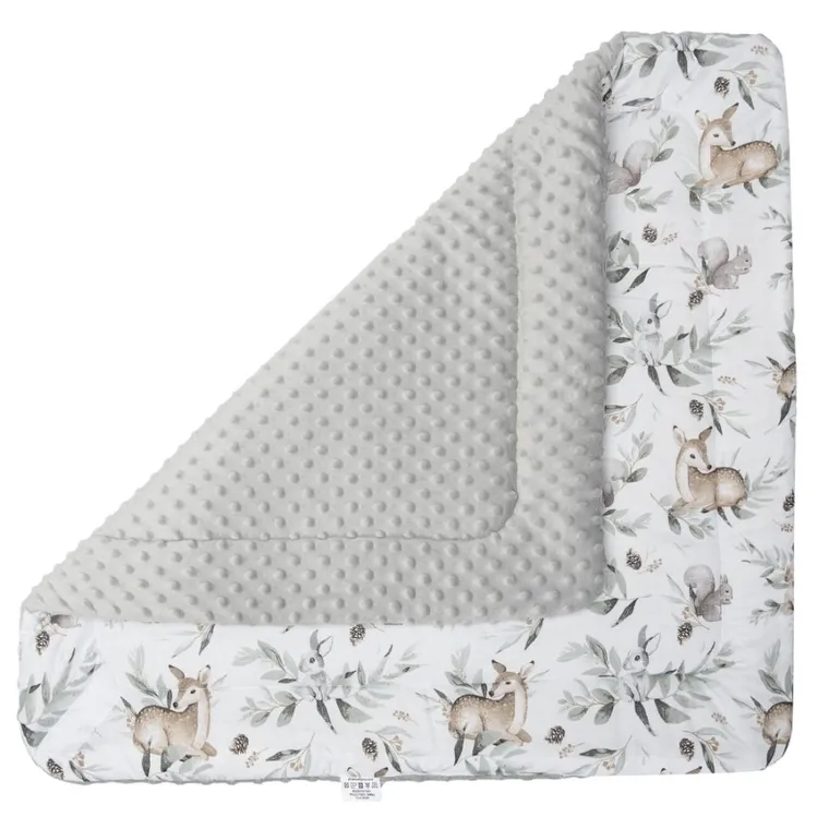 Medi Partners, Sarny, Liście, rożek, becik, minky, 75-75 cm