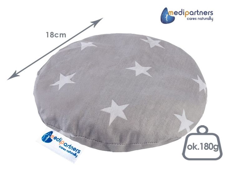 Medi Partners, Stars, mały termofor z pestkami wiśni, szary