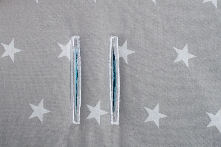 Medi Partners, Stars, wkładka do wózka, komplet, szary, turkusowy