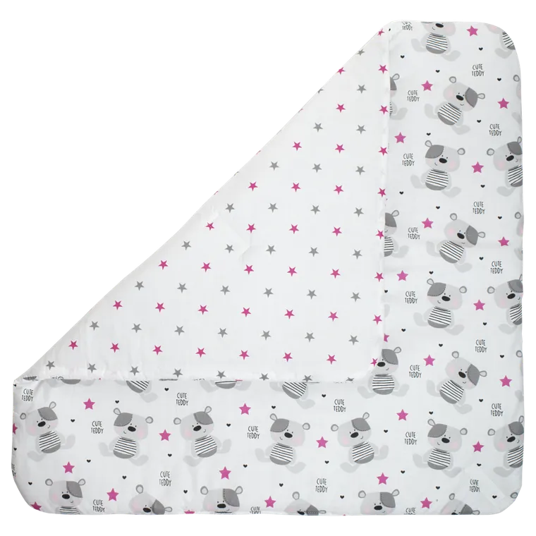 Medi Partners, Teddy, rożek niemowlęcy, róż