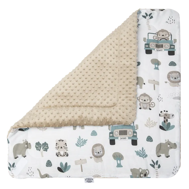 Medi Partners, Zoo, rożek niemowlęcy, minky, 75-75 cm