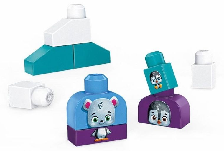 MEGA Bloks, Ekoprzyjaciele Polarne zwierzątka, ekoklocki, zestaw dla malucha