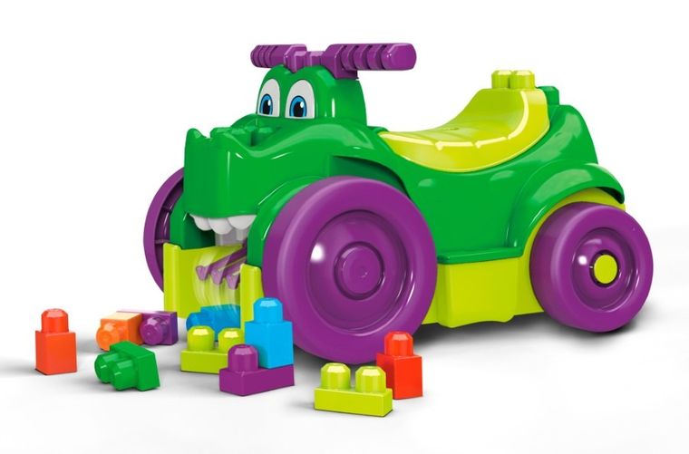 Mega Bloks, Krokodyl, jeździk z klockami