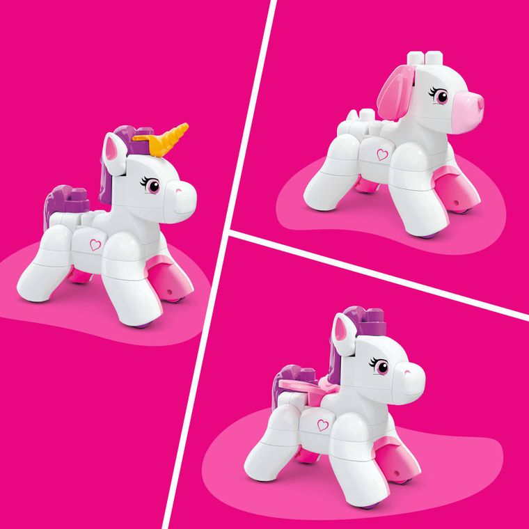 MEGA Bloks, Magiczny jednorożec do zbudowania, klocki, 26 elementów