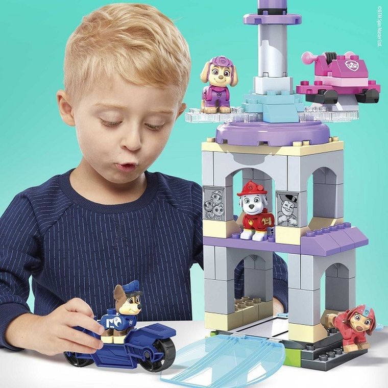 Mega Bloks, Psi Patrol. Zestaw pojazdów ratunkowych, klocki, 87 elementów