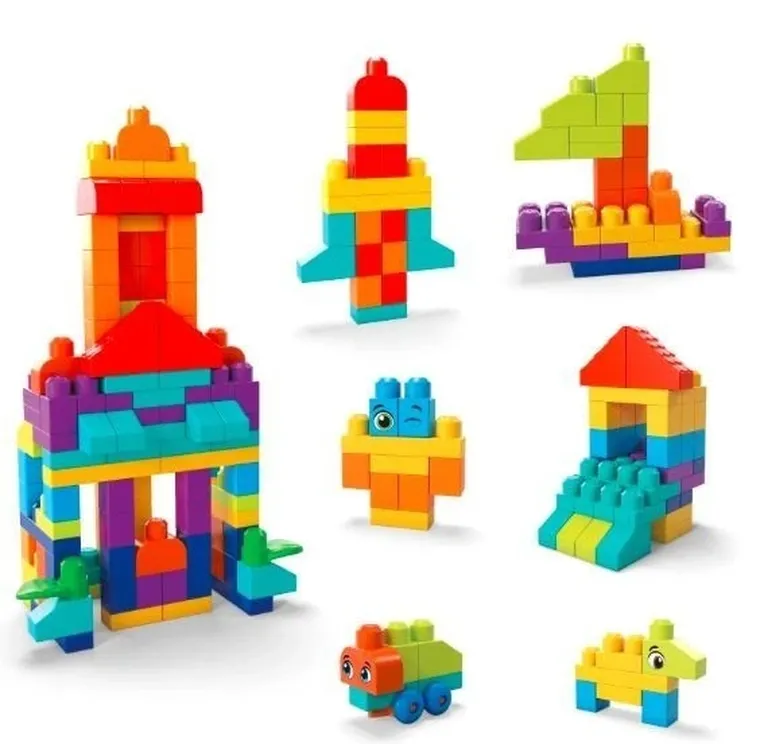 MEGA Bloks, torba z klockami, 150 elementów