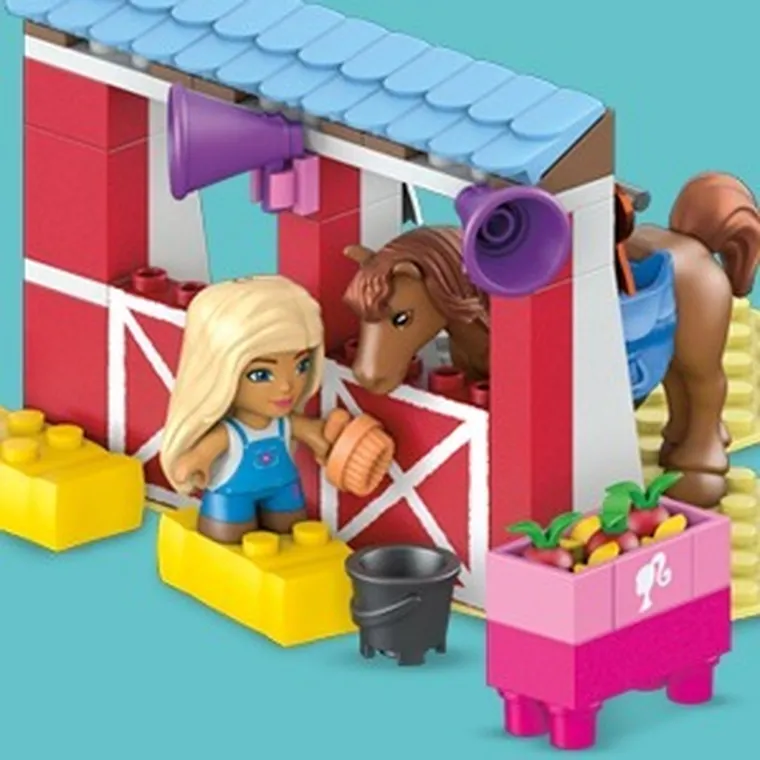 MEGA Construx, Barbie, Stajnia, klocki, 304 elementy