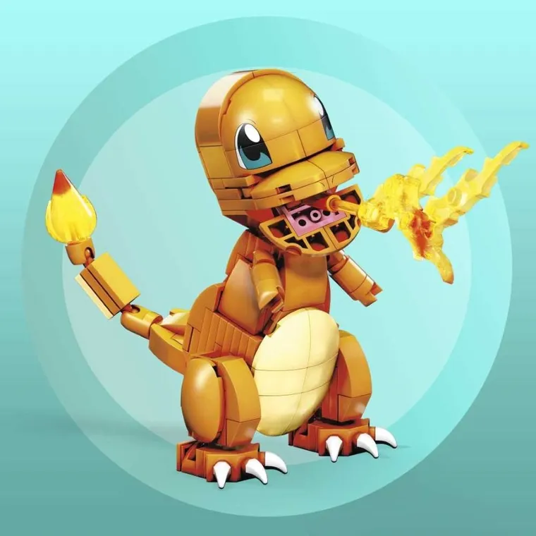 MEGA Construx, Pokemon, Charmander do zbudowania, klocki, 180 elementów