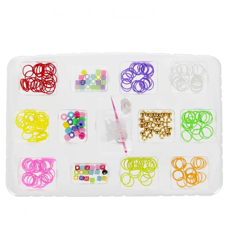 Mega Creative, bransoletki z gumek, zestaw kreatywny