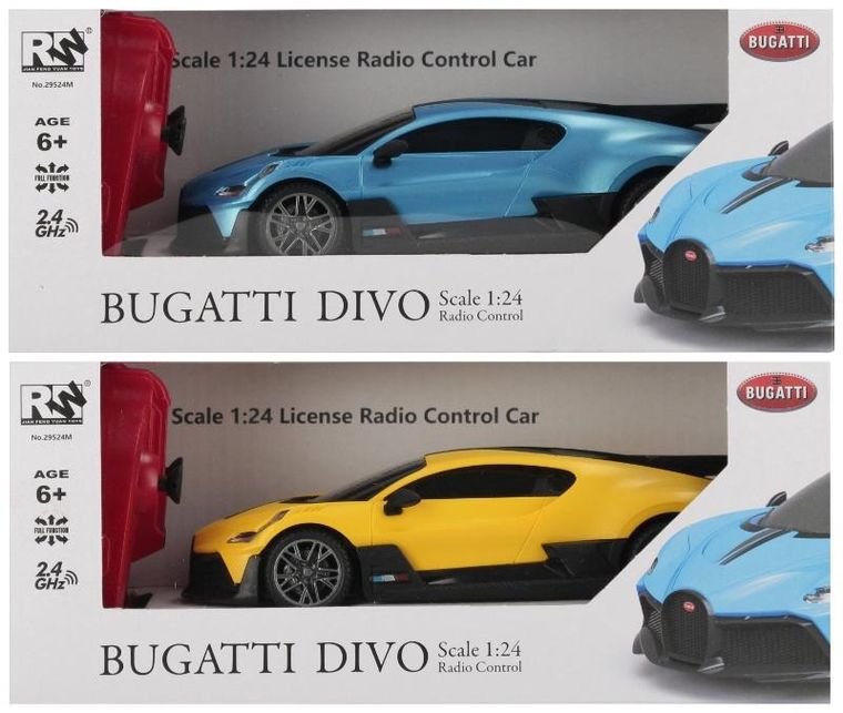 Mega Creative, Bugatti Divo, auto osobowe, pojazd zdalnie sterowany, 1:24