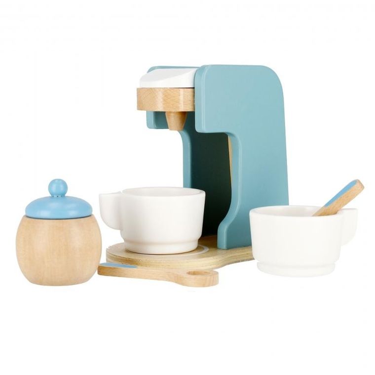 Mega Creative, ekspres do kawy z akcesoriami, zabawka drewniana