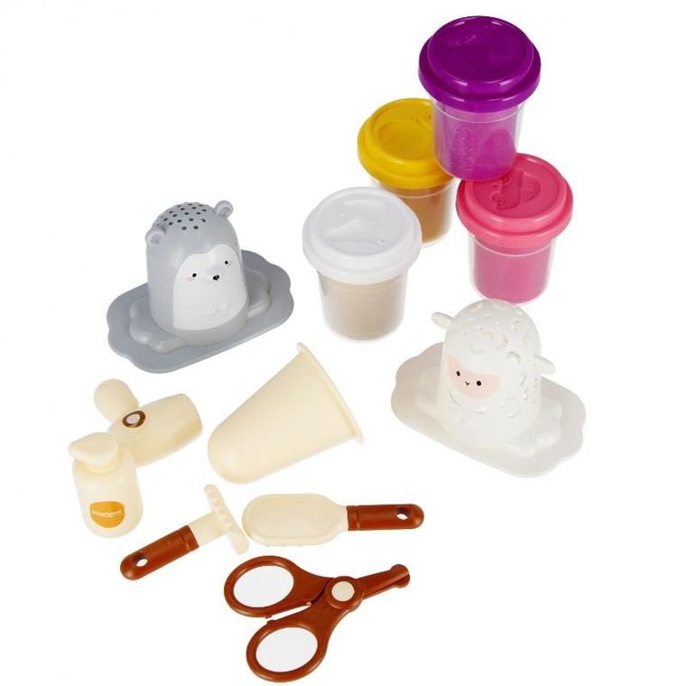 Mega Creative, fryzjer, masa plastyczna z akcesoriami