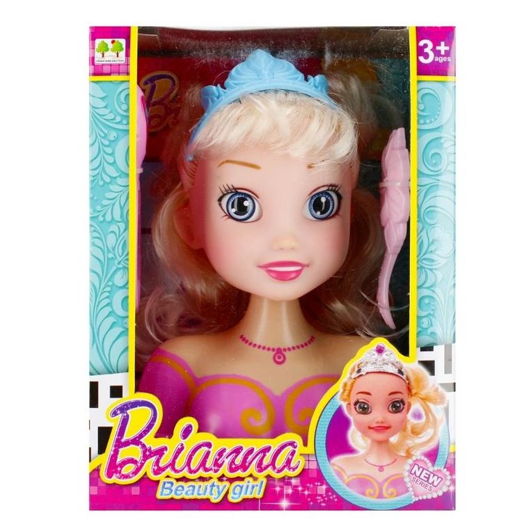 Mega Creative, głowa do stylizacji z akcesoriami