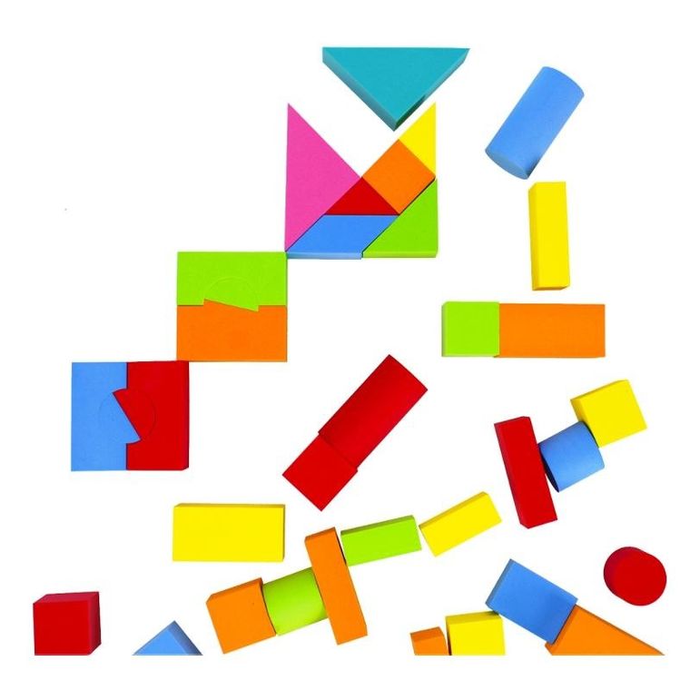 Mega Creative, klocki piankowe, 41 elementów