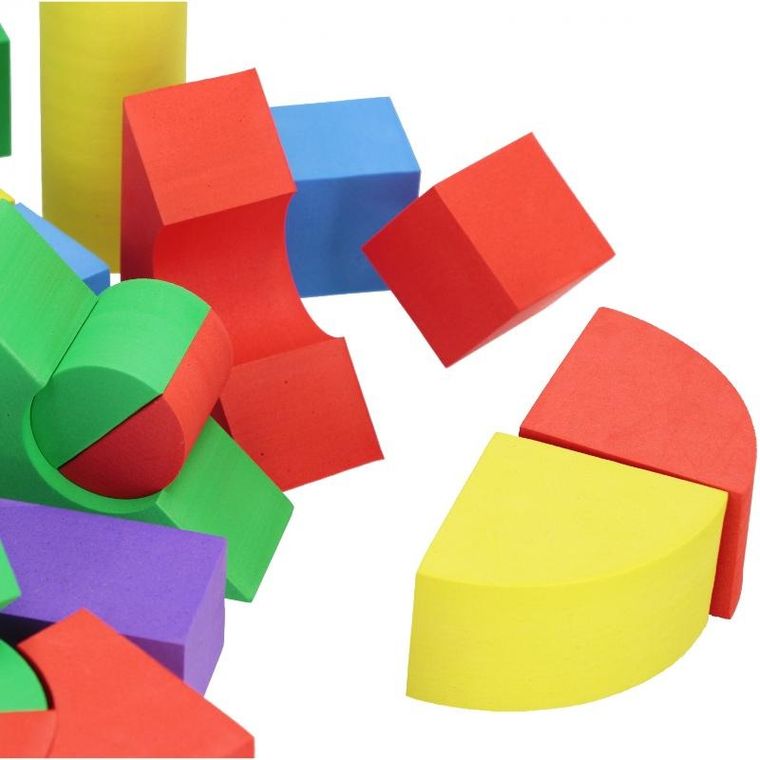 Mega Creative, klocki piankowe, 47 elementów