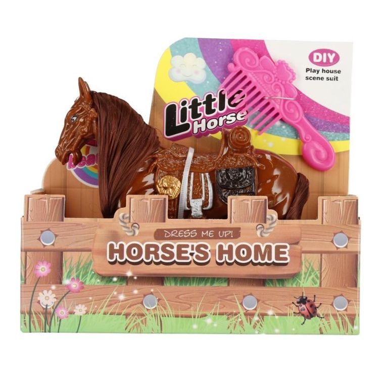 Mega Creative, koń, figurka z akcesoriami, 14 cm