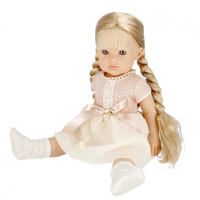 Mega Creative, lalka bobas, tiulowa sukienka z perełkami, 40 cm