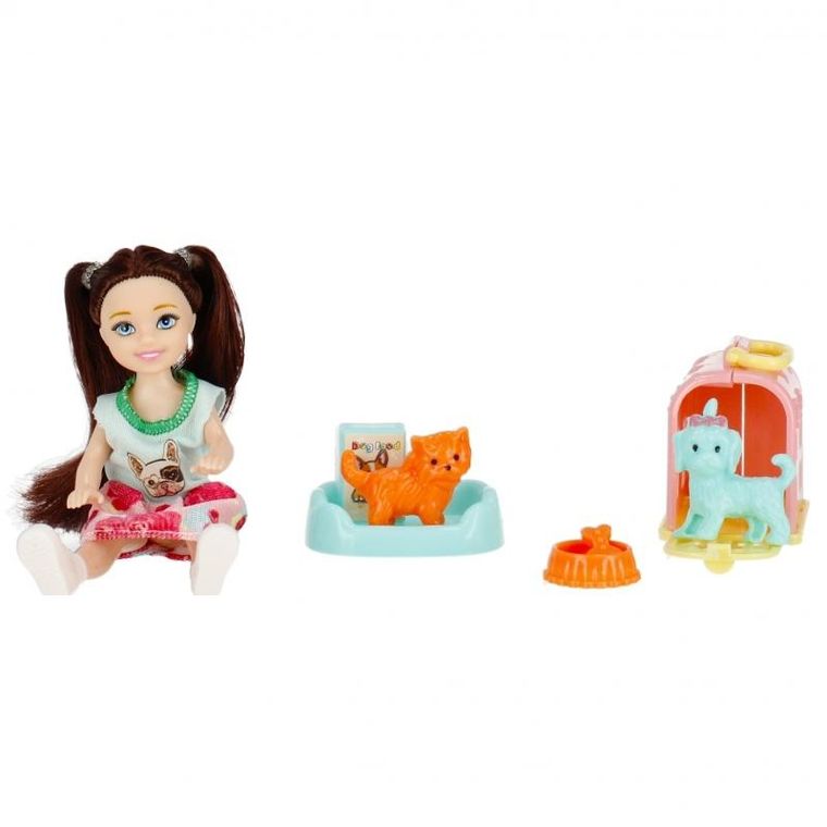 Mega Creative, lalka z akcesoriami, 14 cm