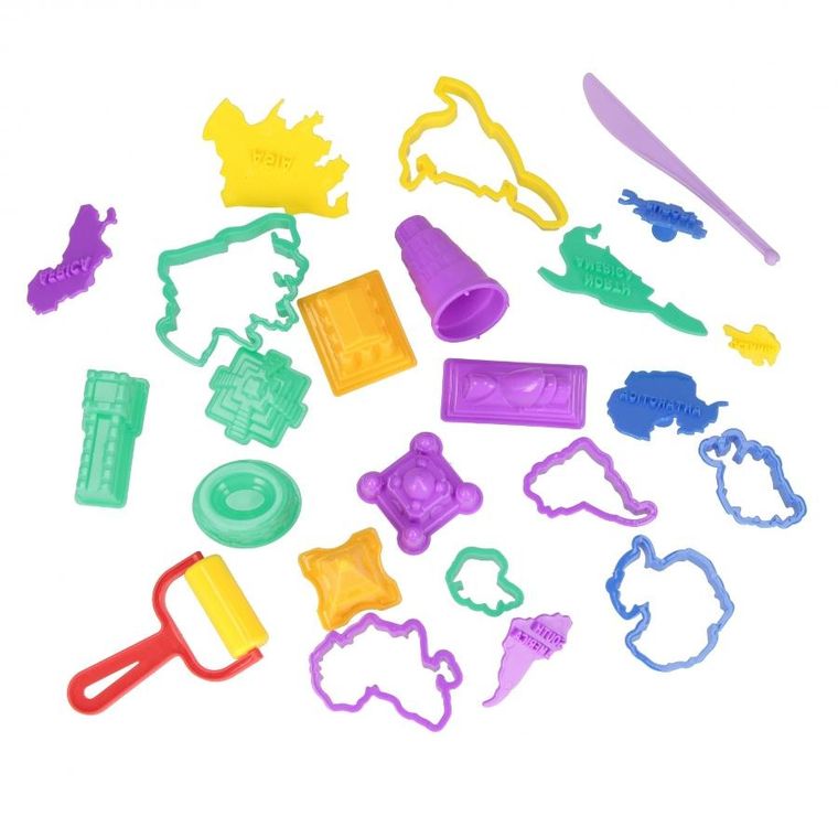 Mega Creative, masa plastyczna z akcesoriami, świat