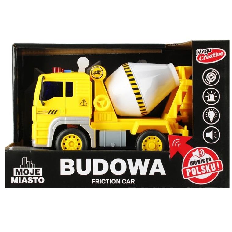 Mega Creative, Moje Miasto, auto ciężarowe budowlane