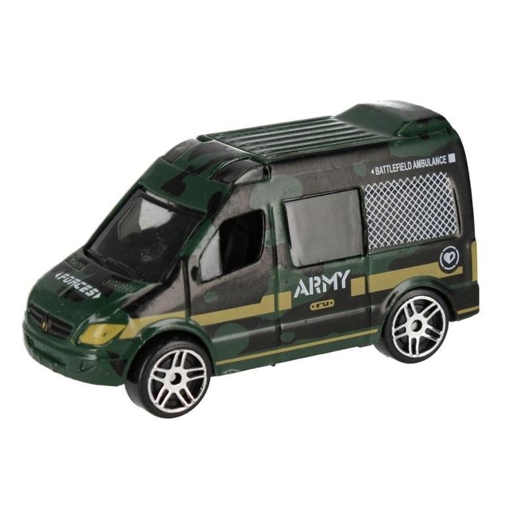 Mega Creative, parking wojskowy z metalowymi akcesoriami