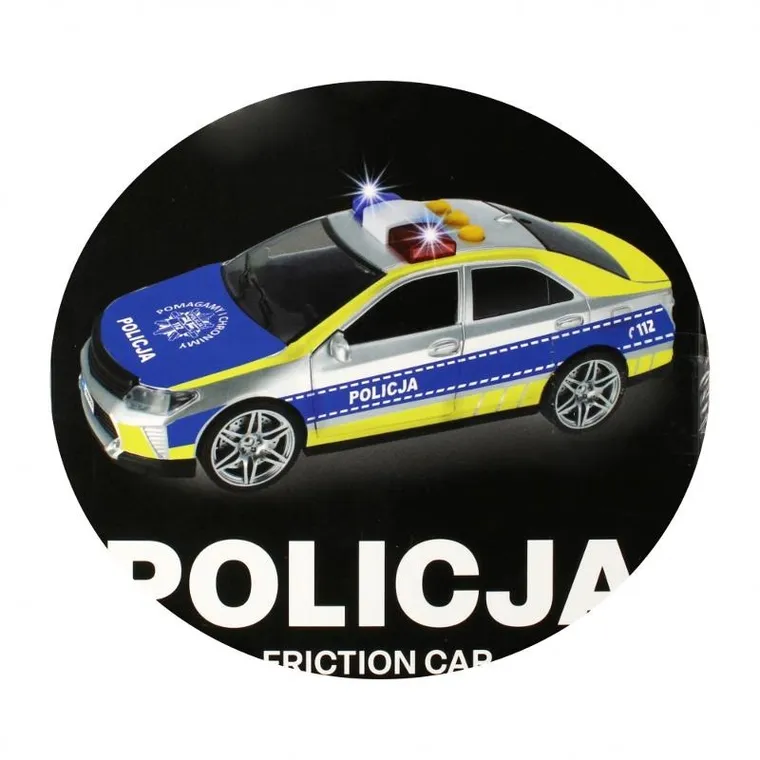 Mega Creative, Policja, pojazd interaktywny, 1:16