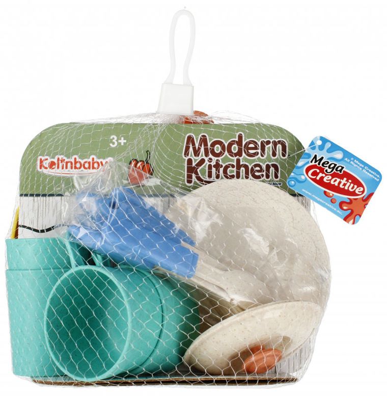 Mega Creative, serwis kawowy, zestaw akcesoriów kuchennych z kuchenką