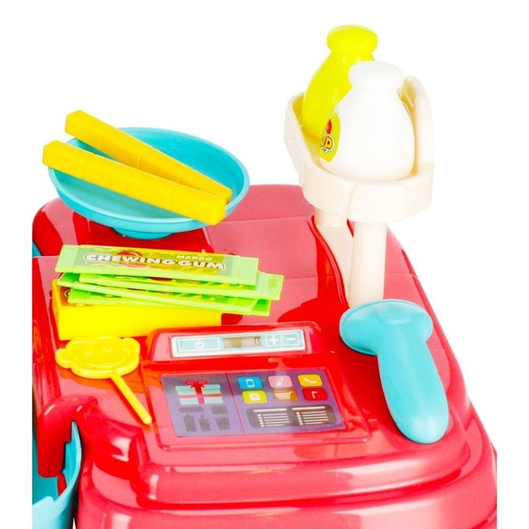 Mega Creative, supermarket z akcesoriami, walizka