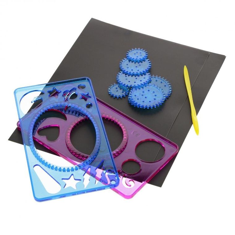 Mega Creative, Szablon kreślarski, spirograf