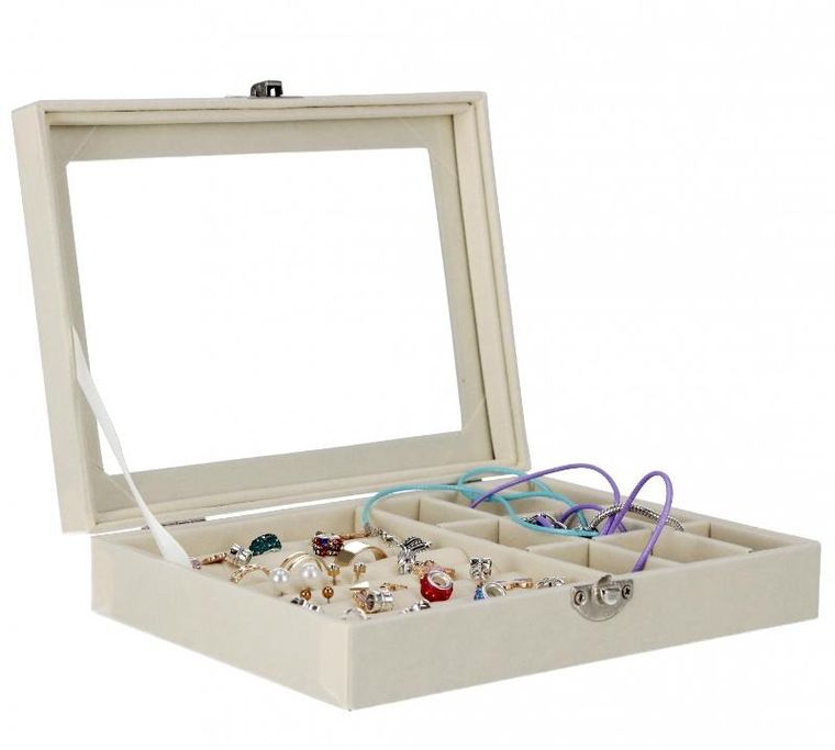 Mega Creative, szkatułka na biżuterię w ozdobnej torebce