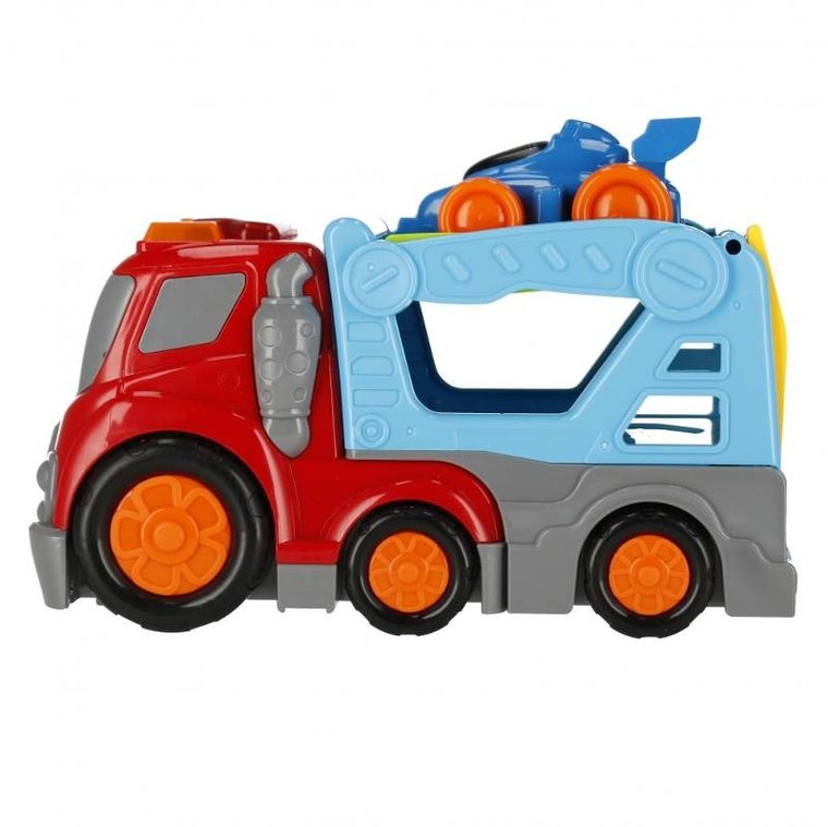 Mega Creative, tir laweta transporter z autkami