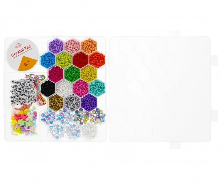 Mega Creative, zestaw koralików do nawlekania, biżuteria