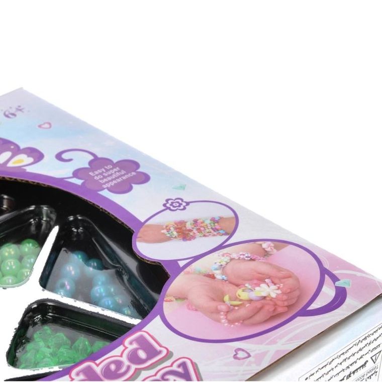 Mega Creative, zestaw koralików do nawlekania, zestaw kreatywny