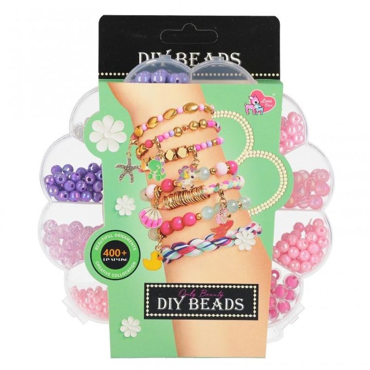 Mega Creative, zestaw koralików do towrzenia biżuterii