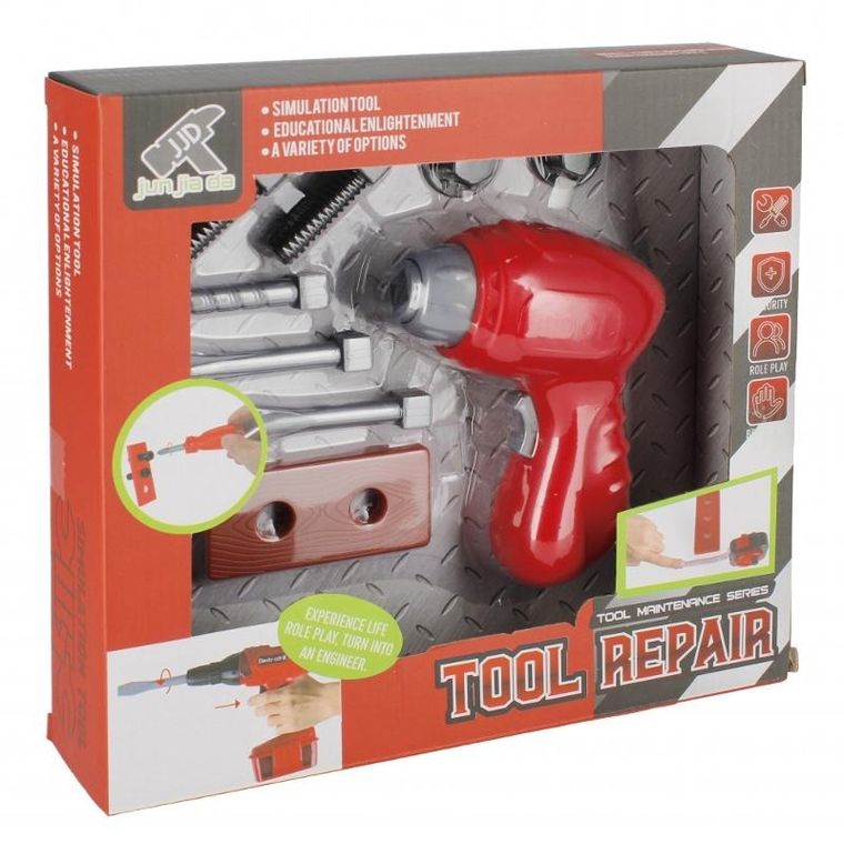 Mega Creative, zestaw narzędzi z wiertarką