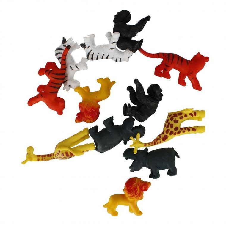 Mega Creative, zwierzęta dzikie, figurki, 12 szt.
