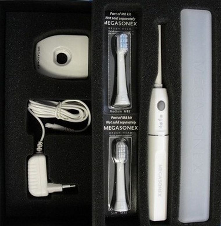 Megasonex, ultradźwiękowa soniczna szczoteczka do zębów