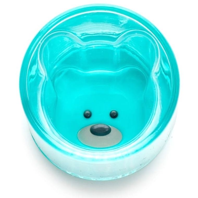 Melii, Miś, kubeczek z podwójnymi ściankami, niebieski