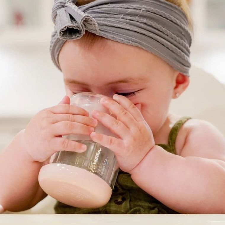 Melii, Miś, kubeczek z podwójnymi ściankami, różowy