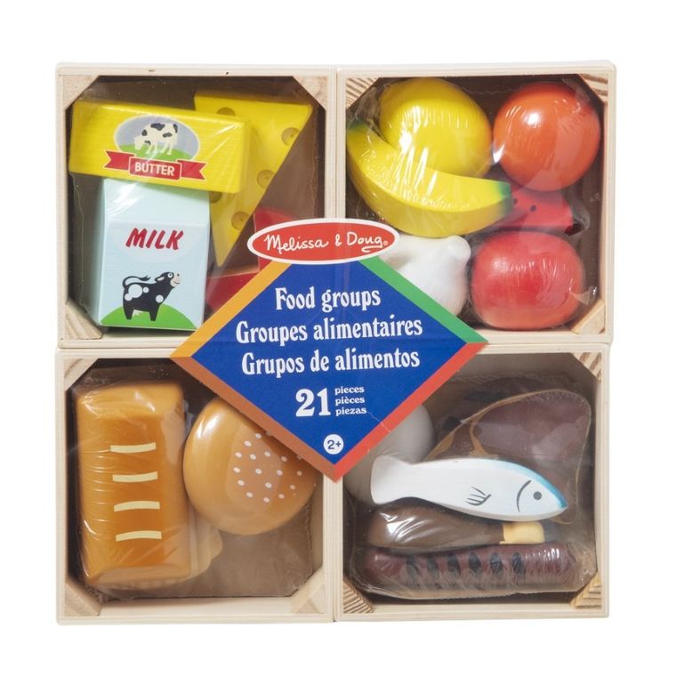 Melissa & Doug, drewniane jedzonko, 21 elementów