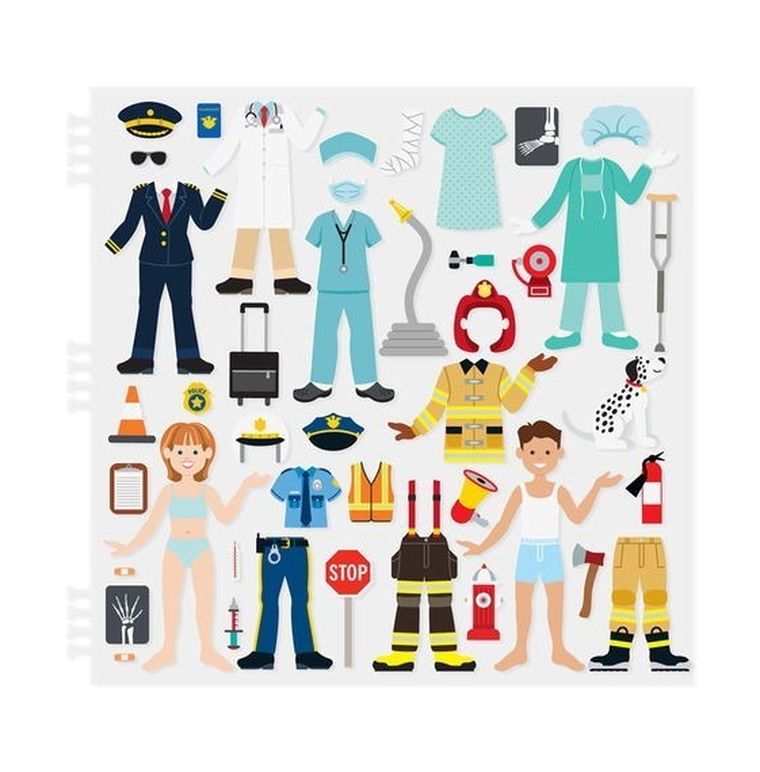 Melissa & Doug, książka z wielorazowymi naklejkami wypukłymi