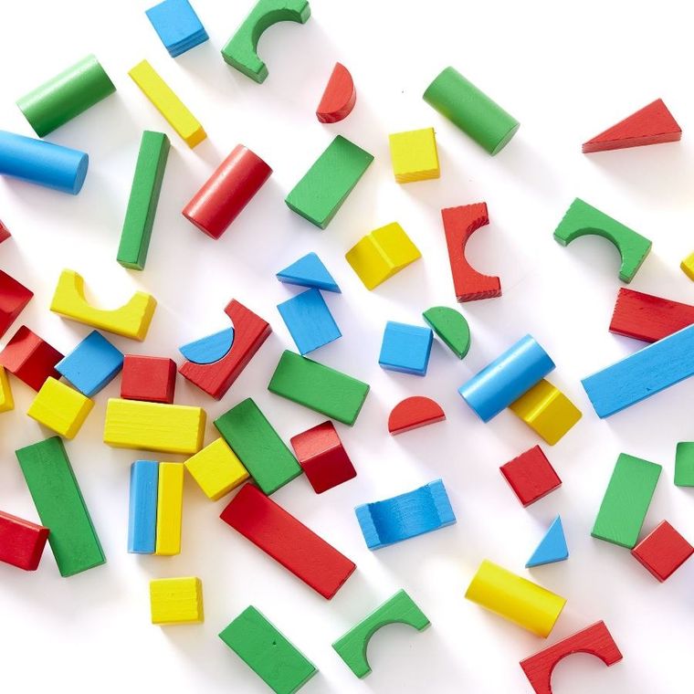 Melissa & Doug, Kształty, drewniane klocki