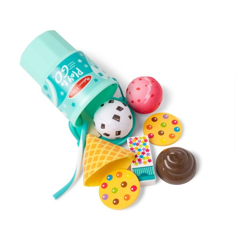 Melissa & Doug, Mini lodziarnia, zestaw podróżny