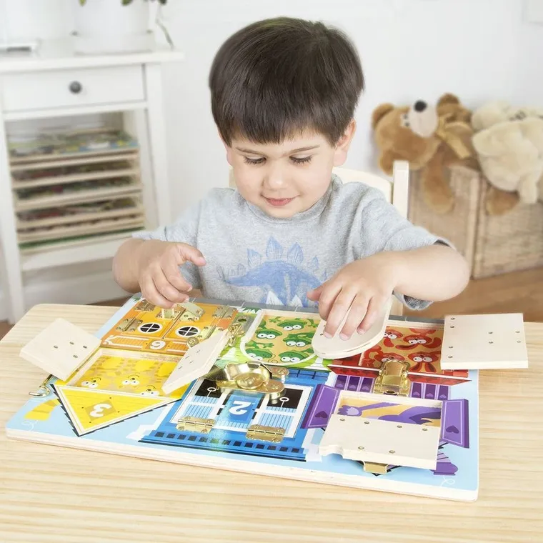 Melissa & Doug, Zatrzaski, zabawka manualna
