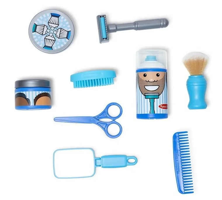 Melissa & Doug, zestaw barberski, 16 elementów