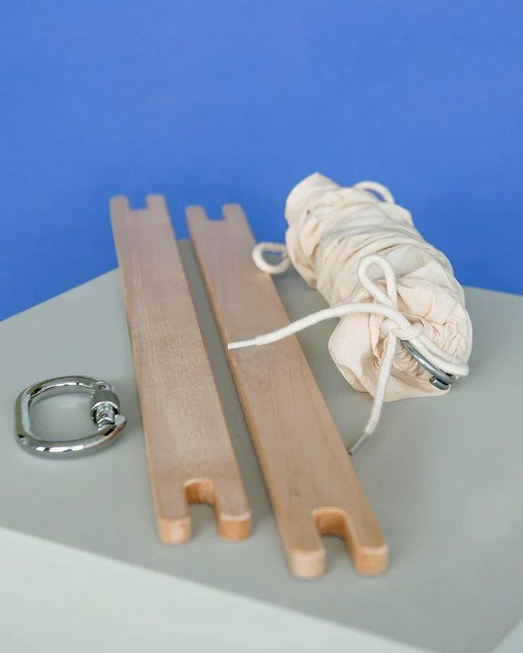 Membantu, zestaw do przekształcenia hamaka-huśtawki bliźniaczej, szary