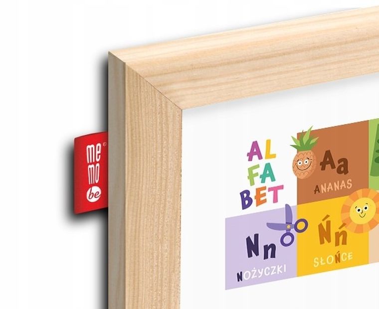 Memobe, Alphabet adventure! tablica edukacyjna, 60-40 cm
