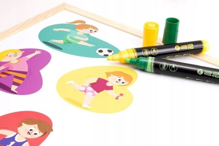 Memobe, Sport adventure! tablica edukacyjna, 60-40 cm