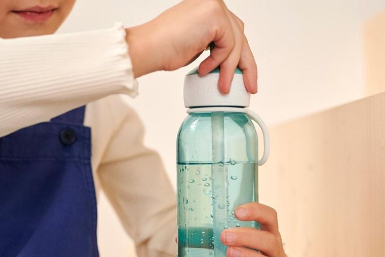 Mepal, Campus, butelka flip-up, Cool Mint, 500 ml